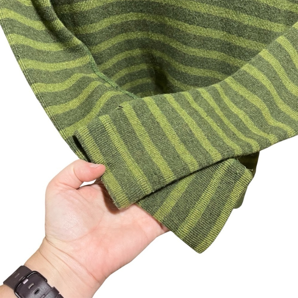 Mountain Hardwear Green Merino Wool Blend Sweater with Hoodie XS - Picture 3 of 11